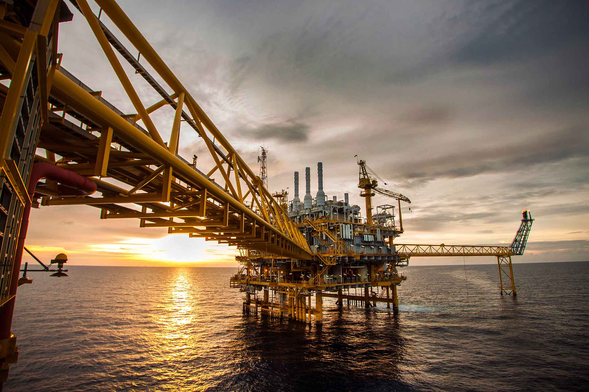 Offshore oil rig