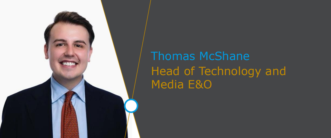 Tokio Marine Kiln appoints Thomas McShane as Head of Technology and Media E&O